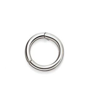 Astley Clarke 14 carat white gold Tiny Halo Single Hoop